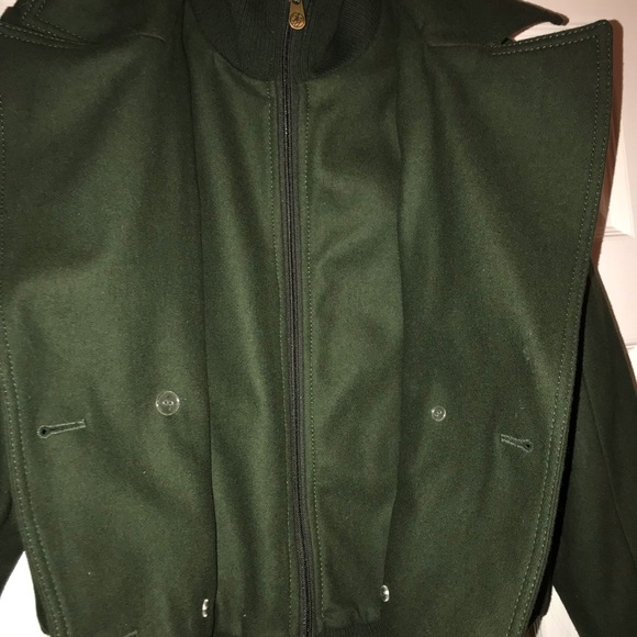 Sean John Women’s Hunter Green Peacoat - Picture 2 of 8